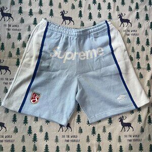Supreme x Umbro Knit Soccer Short Light Blue